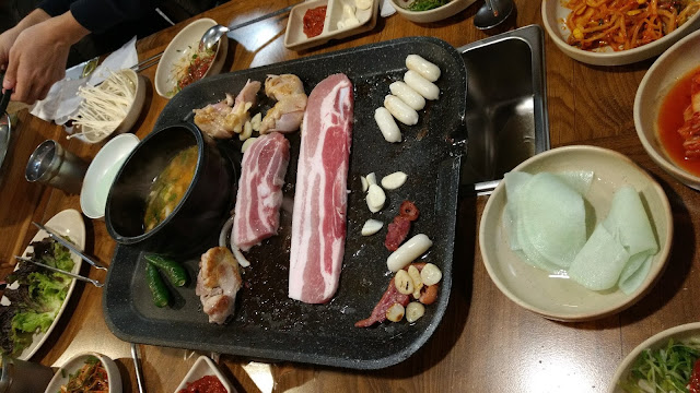 Samgyeopsal 삼겹살 korea south corée du sud nourriture bbq