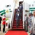 President Jonathan on arrival in Abuja today after a private visit to Germany (PHOTOS)