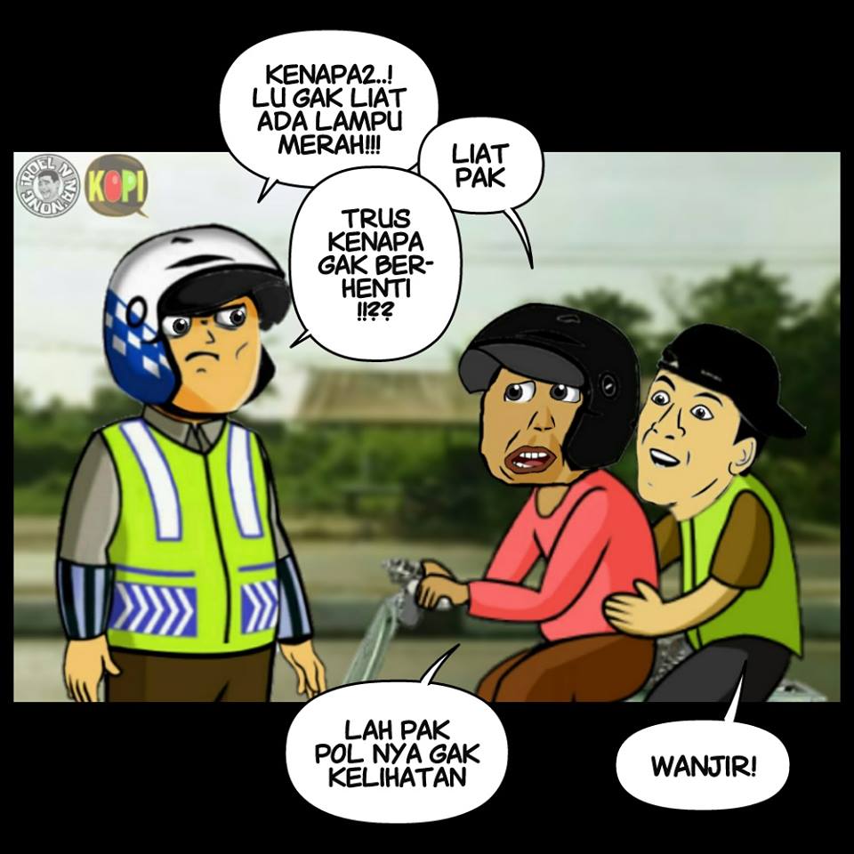 Tidak Takut Ditilang MEME COMIC