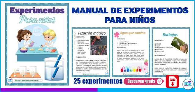 MANUAL DE EXPERIMENTOS PARA NIÑOS