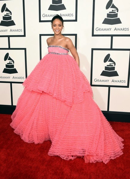 Rihanna attends The 57th Annual GRAMMY Awards