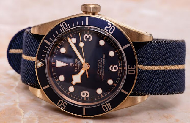 Replica Tudor Black Bay Bronze Bucherer Blue M79250BB-0001 Watches Review 3