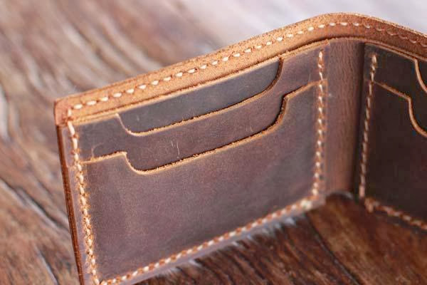 The Handmade Minimalist Bifold Leather Wallet
