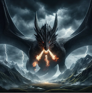 Ancalagon the Black from the Silmarillion (Lord of the Rings)