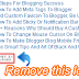 How To Remove Feedburner Logo From Buzzboost Widget