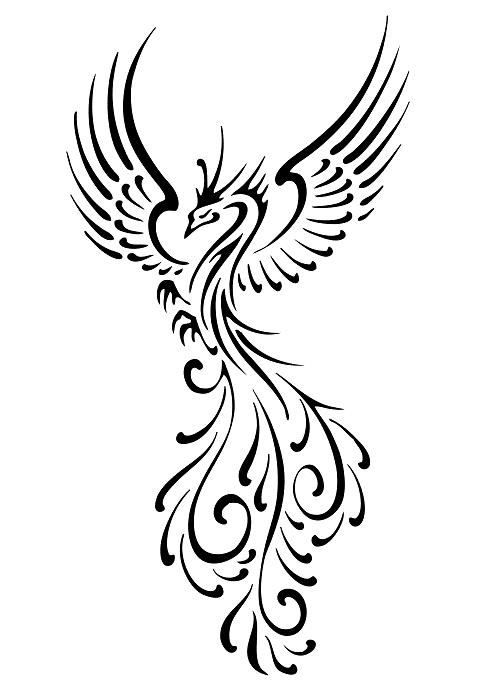 Black Phoenix Tattoo