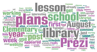 wordle about lesson plans