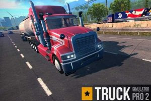 Download Truck Simulator PRO 2 MOD APK v1.6 Update Full Infinite Money Gratis