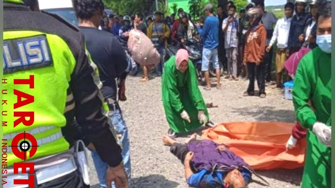 Tragis Laka Adu Banteng Truk vs Bus di Jalan Pantura Rembang Jawa Tengah