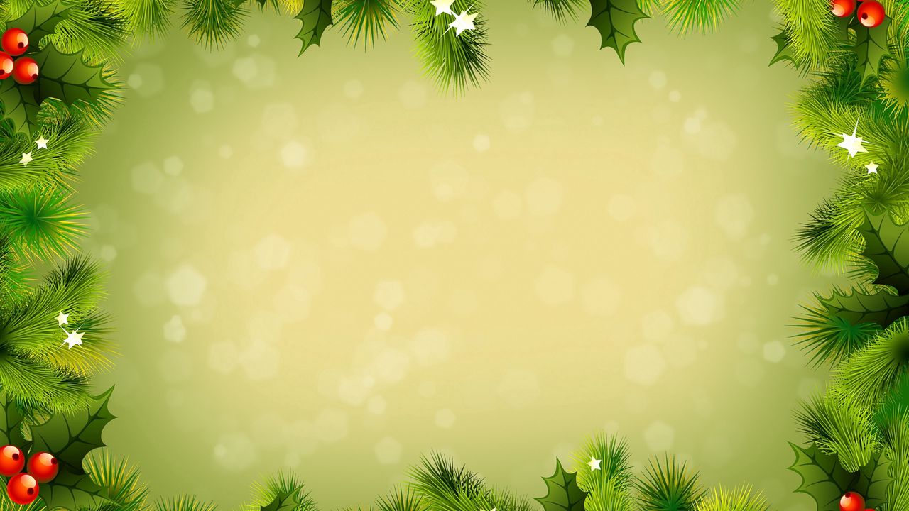 Wallpaper Background New Year Branches