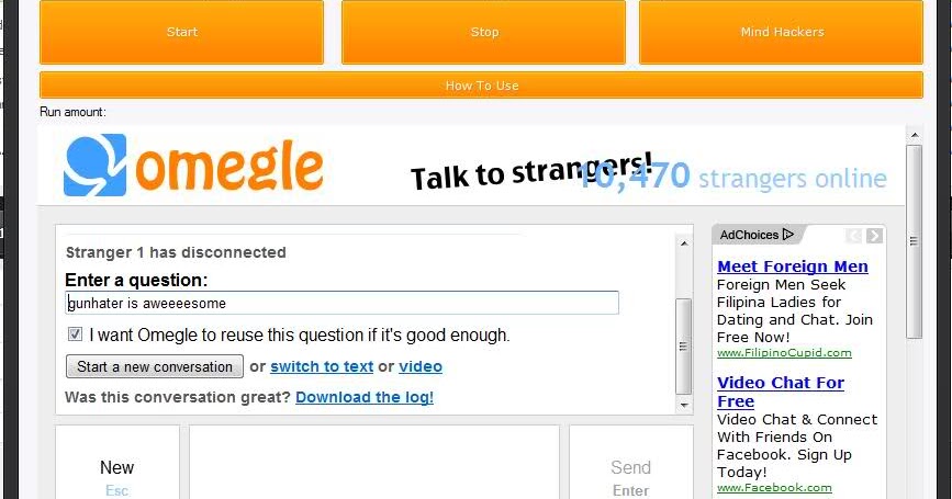 Omegle bot android