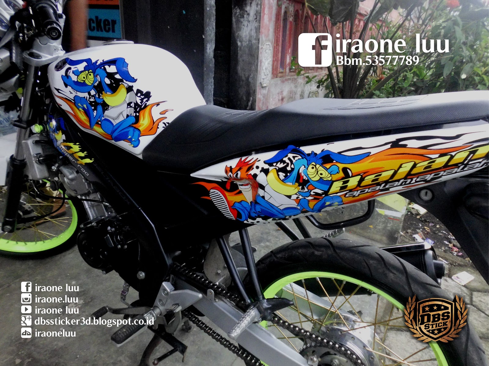 Modifikasi Vixion Doraemon Terlengkap Kloro Modif