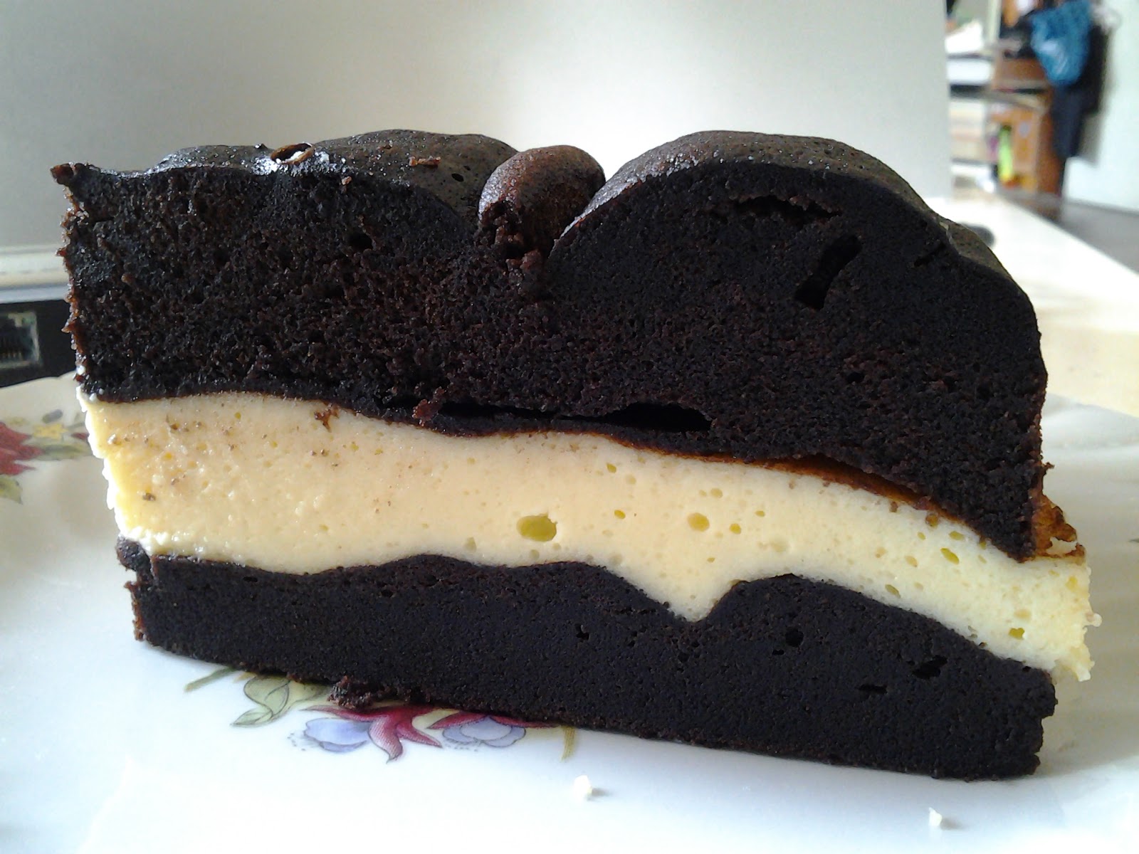 Syazariah: kek kukus coklat cheese