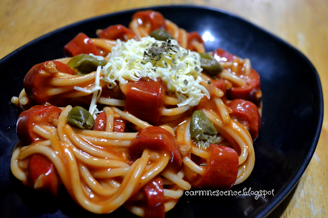 Hotdog Spaghetti Threaded Spaghetti Hotdog, Hotdog Noodles