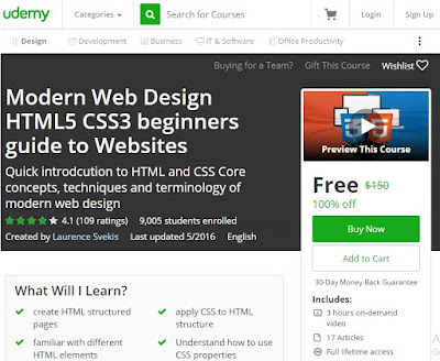 Modern Web Design HTML5 CSS3 beginners guide to Websites