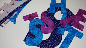 Using letters for applique