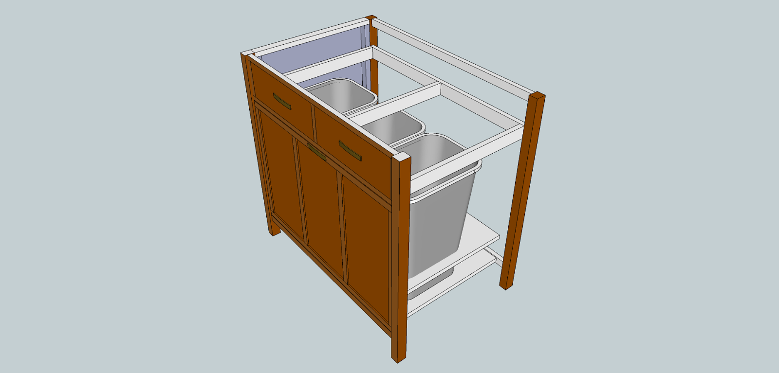 Sketchup Kitchen Cabinet Design