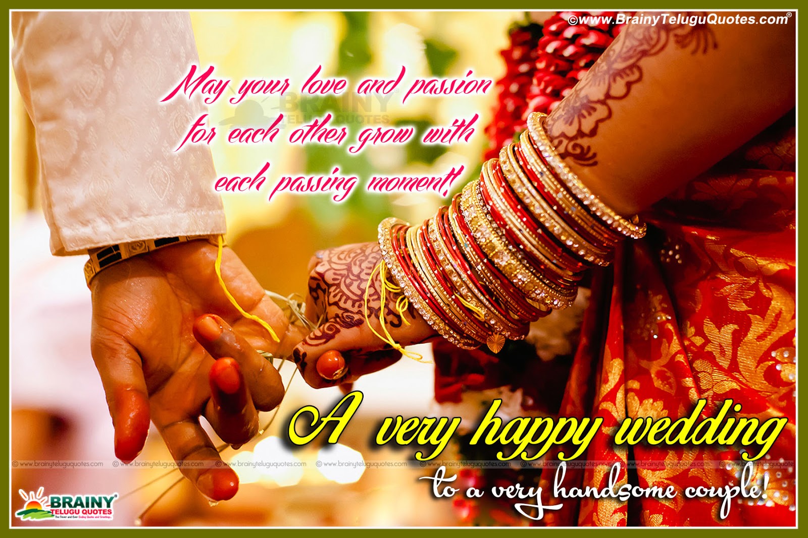 Here is a Latest English Language Wedding Day Wishes and Quotes Pics Free Beautiful Wedding