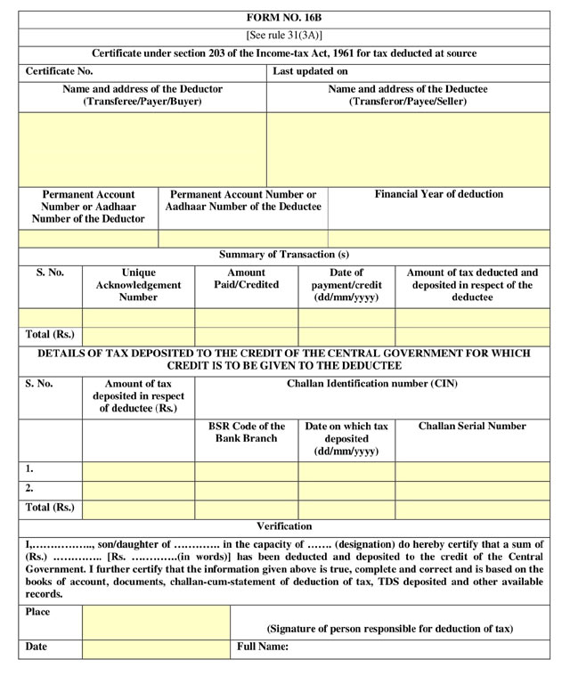 form 16b