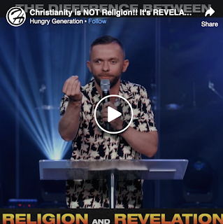 Christianity is NOT Relgiiong! It's REVELATION!