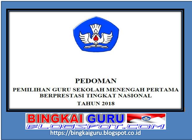  Pemilihan Guru Sekolah Menengah Pertama  meriang PEDOMAN PEMILIHAN GURU SEKOLAH MENENGAH PERTAMA BERPRESTASI TINGKAT NASIONAL TAHUN 2020