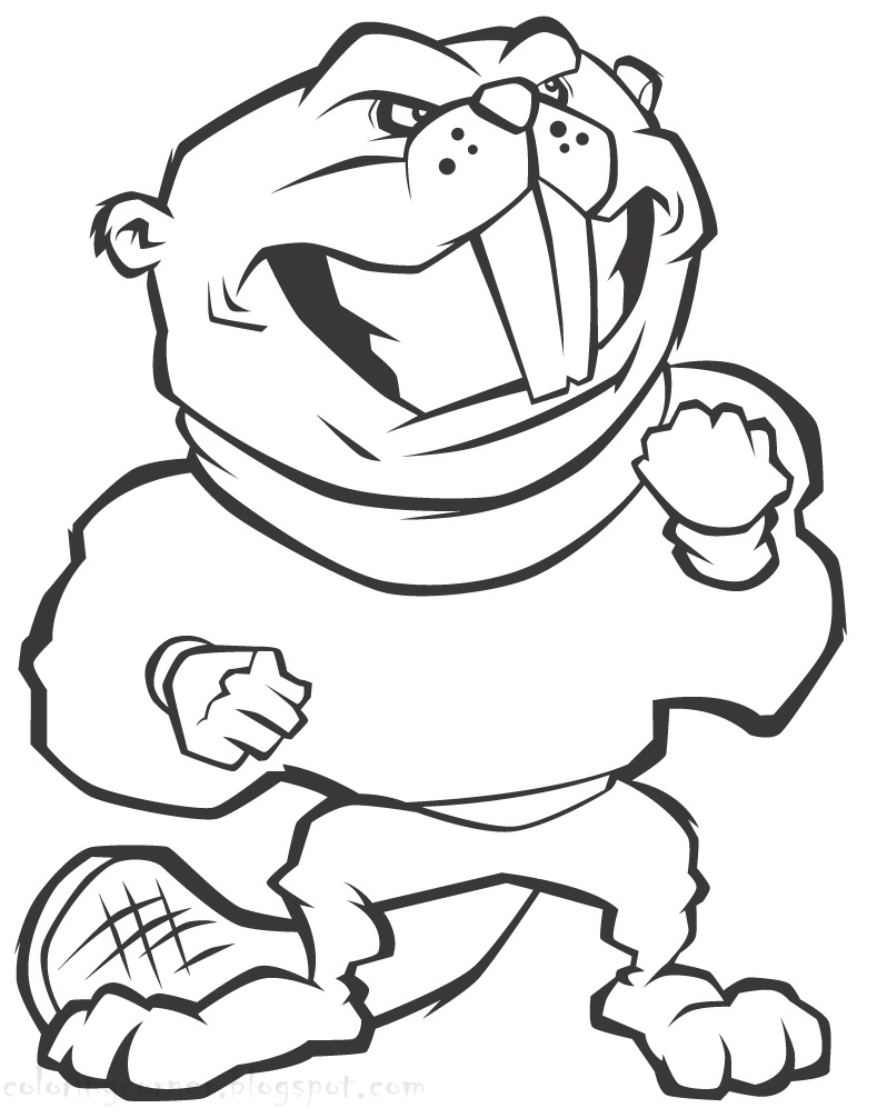 Beaver Coloring Pages