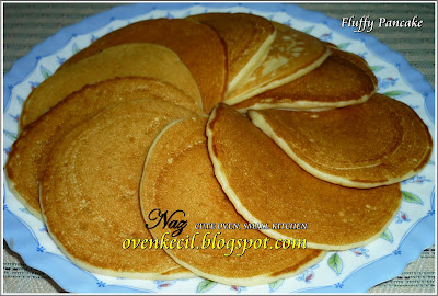 CUTE OVEN, SMALL KITCHEN: FLUFFY PANCAKE (PANKEK GEBU)