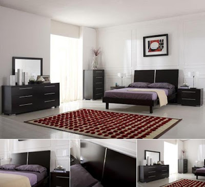 Modern European Platform Bedroom Set