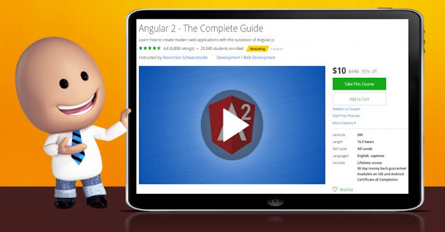 [95% Off] Angular 2 - The Complete Guide|Worth 195$