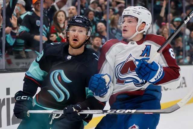 NHL suspends Cale Makar for hit on Kraken’s Jared McCann