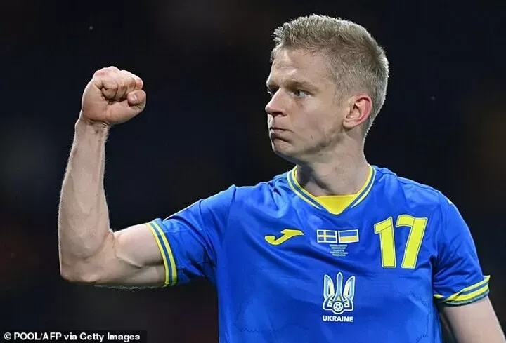Ukraine will need the 'game of their lives' to beat England, admits Zinchenko