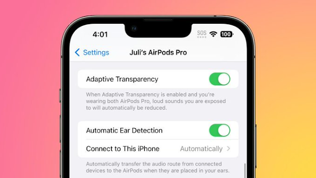الشفافية التكيفية لا تأتي في الواقع إلى أجهزة AirPods الأقدم على الرغم من إعداد iOS 16.1 التجريبي