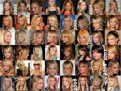 Nicole Richie hair styles