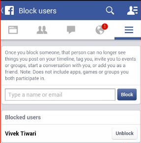 How can I unblock my friend on Facebook