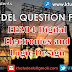Model Question Paper for EE204 Digital Electronics and Logic Design