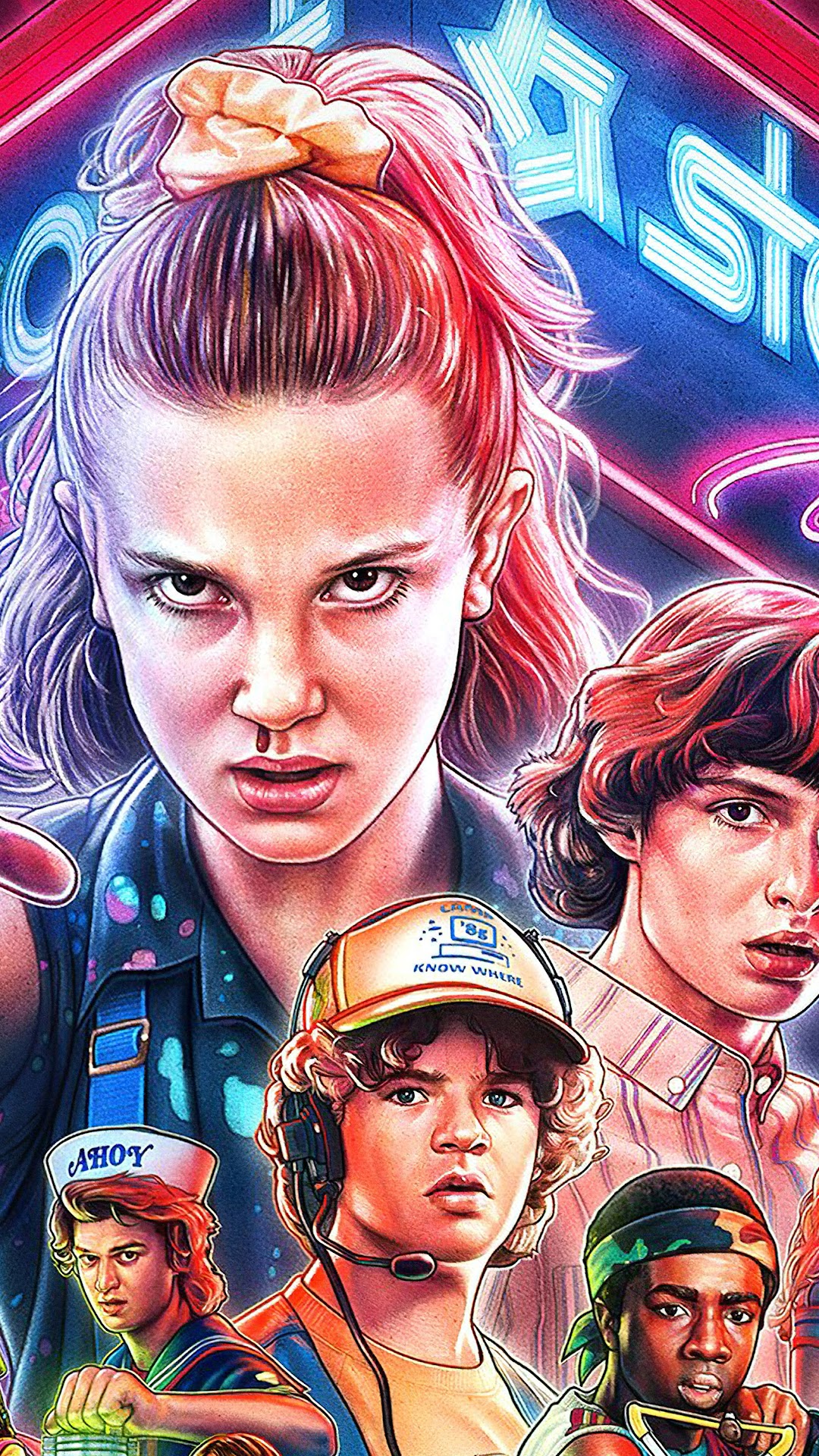 Stranger Things Season 3 Poster Characters 8k Wallpaper 4