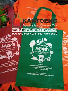 tas aqiqah, tas syukuran, bayi lahir, goodie bag makanan