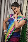 Anchor Chitralekha glamorous in saree-thumbnail-12