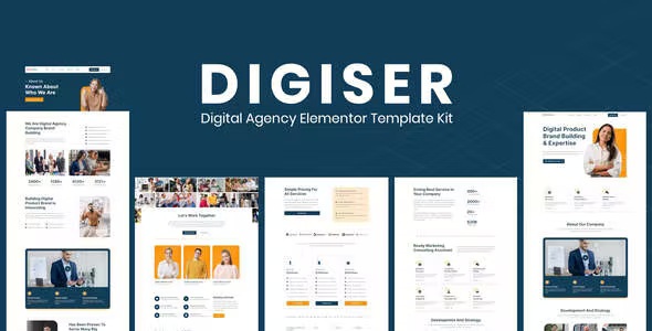 Best Digital Agency Elementor Template Kit