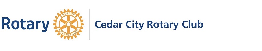 Cedar City Rotary Club service above self humanitarian donate charity car show golf veteran's park