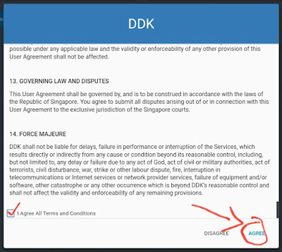 Cara Daftar Member Baru DDKoin