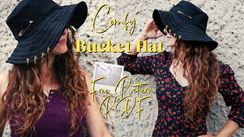 Bucket hat free pdf pattern | how to sew | jak uszyc bucket hat | diy 