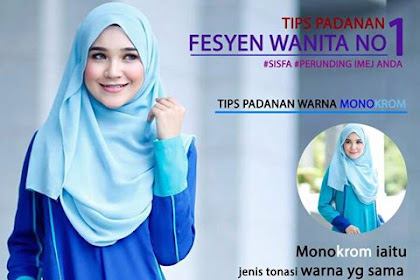 Paling Inspiratif Baju Biru Laut Tudung Warna Apa