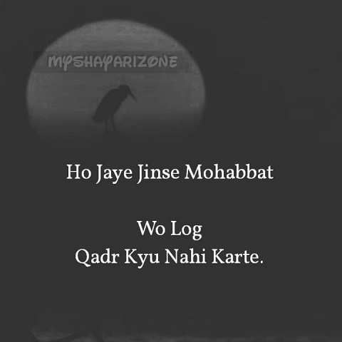 2 Lines Emotional Shayari Mohabbat Ki Qadar in Hindi 😟