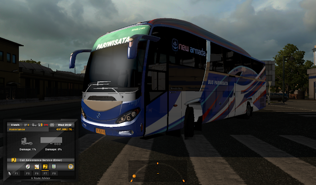 Mod Evonext Gt Ets2 bus indonesia