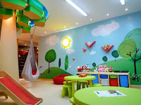 Wandgestaltung Kinderzimmer Blumenwiese