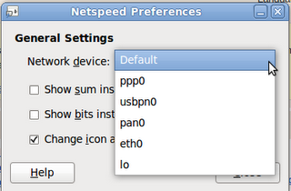 Network device and netspeed ubuntu linux