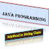important methods in string class in java