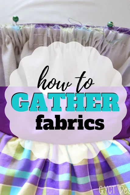 Learn how to gather fabric with this simple tutorial on how to sew gathers.