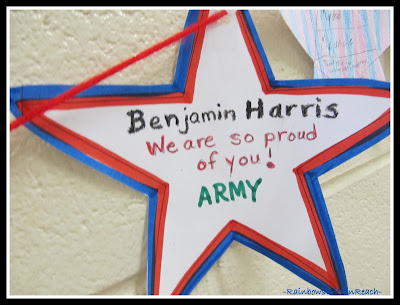 Stars to Honor Veterans: Elementary Style Salute via RainbowsWithinReach